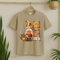 Autumn Gnome Cute Fall Season T-Shirt thumb 2