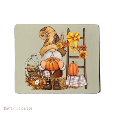 Autumn Gnome Cute Fall Season Mousepad