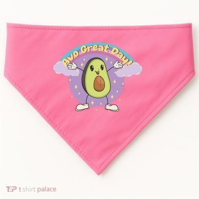 Avo Great Day Avocado USA-Made Doggie Bandana