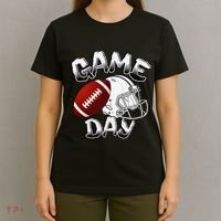 Awesome Game Day Football American Football Season T-Shirt thumb 4