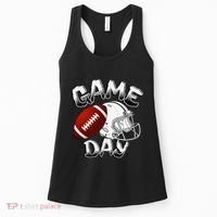Awesome Game Day Football American Football Season Women's Tank Top thumb 0