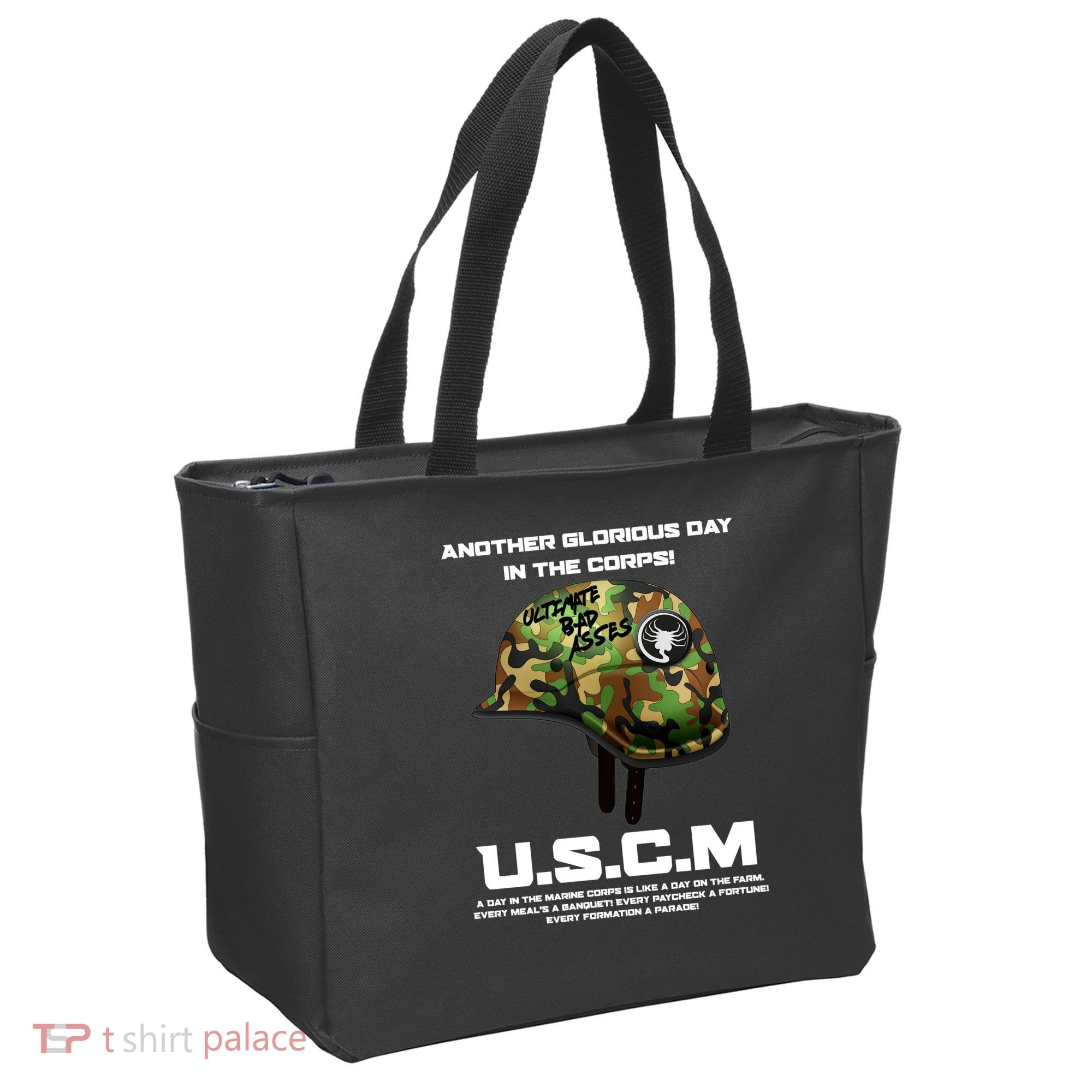 Another Glorious Day In The Corps USCM Ultimate Bad Asses Tote Bag