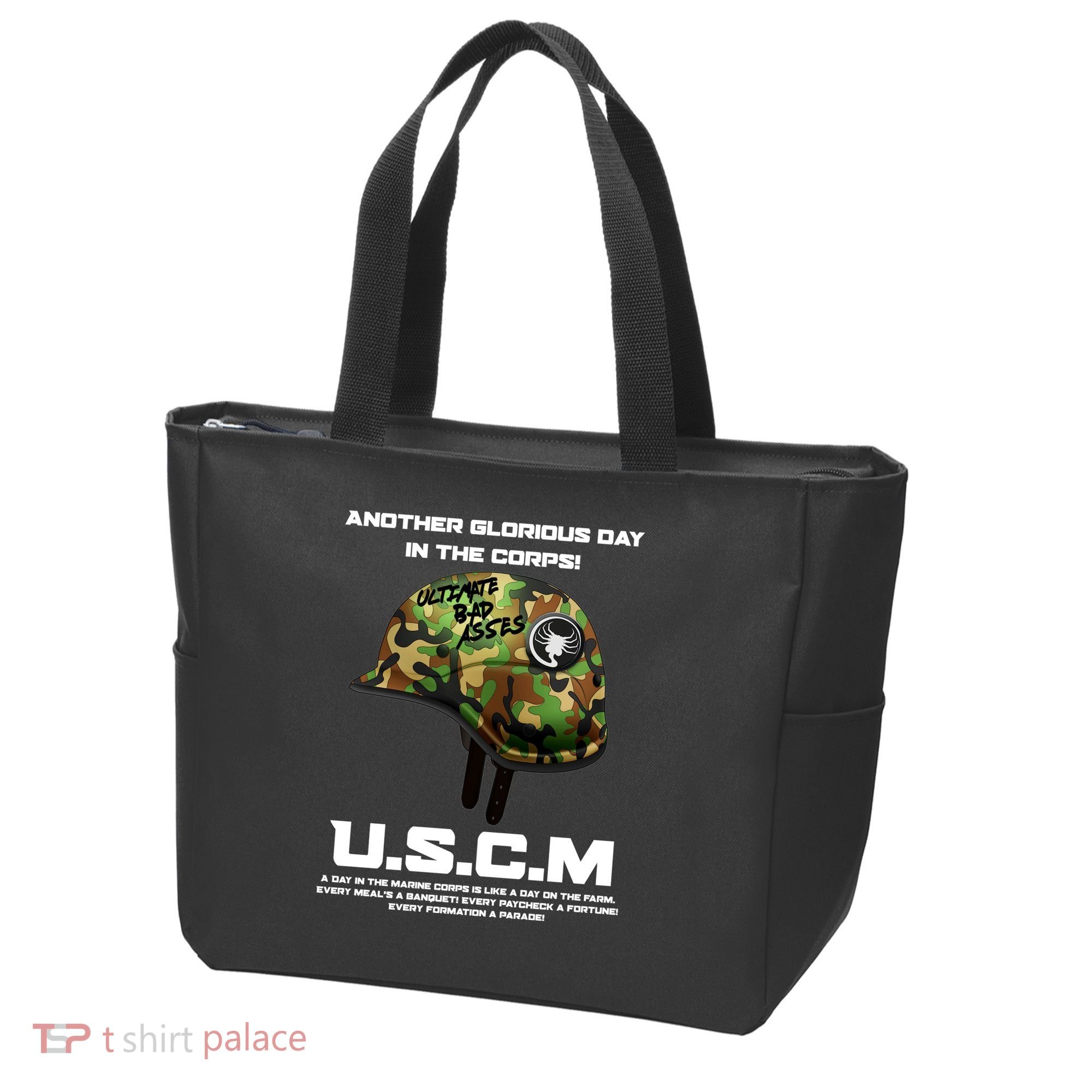 Another Glorious Day In The Corps USCM Ultimate Bad Asses Tote Bag