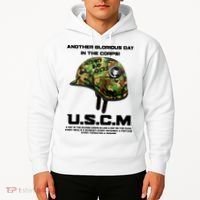 Another Glorious Day In The Corps USCM Ultimate Bad Asses Hoodie thumb 2