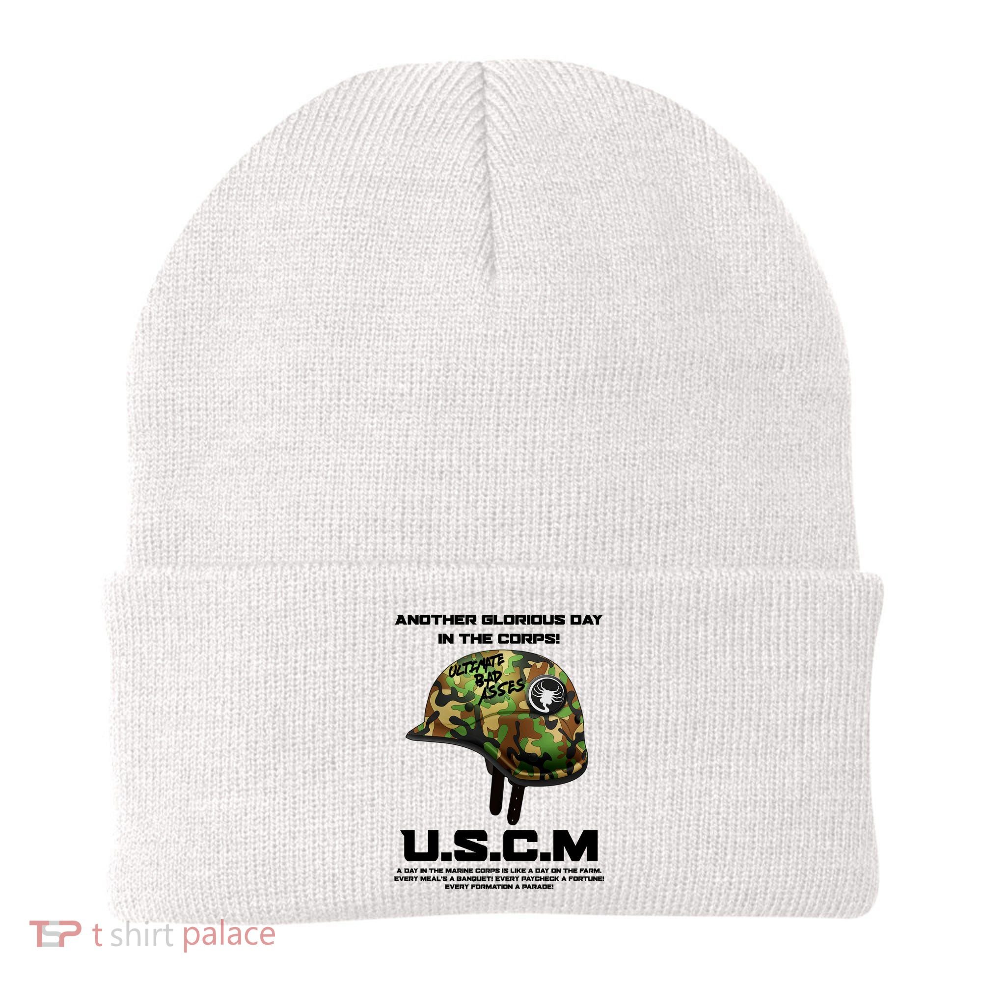 Another Glorious Day In The Corps USCM Ultimate Bad Asses Beanie