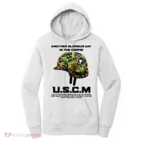 Another Glorious Day In The Corps USCM Ultimate Bad Asses Women's Hoodie thumb 0