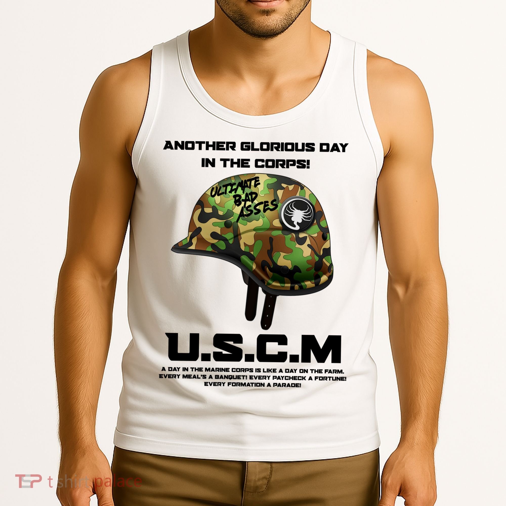 Another Glorious Day In The Corps USCM Ultimate Bad Asses Tank Top