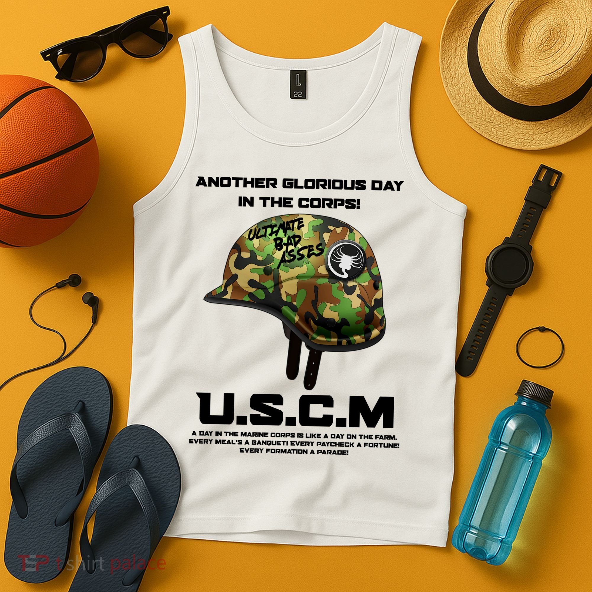 Another Glorious Day In The Corps USCM Ultimate Bad Asses Tank Top