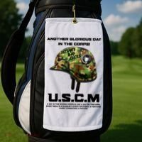 Another Glorious Day In The Corps USCM Ultimate Bad Asses Golf Towel thumb 2