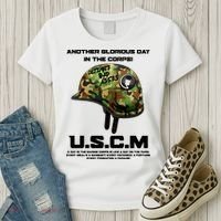Another Glorious Day In The Corps USCM Ultimate Bad Asses Women's T-Shirt thumb 3
