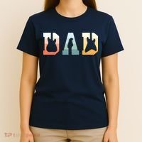 Acoustic Guitar Dad Guitarist Musical Instrument Musician T-Shirt thumb 4
