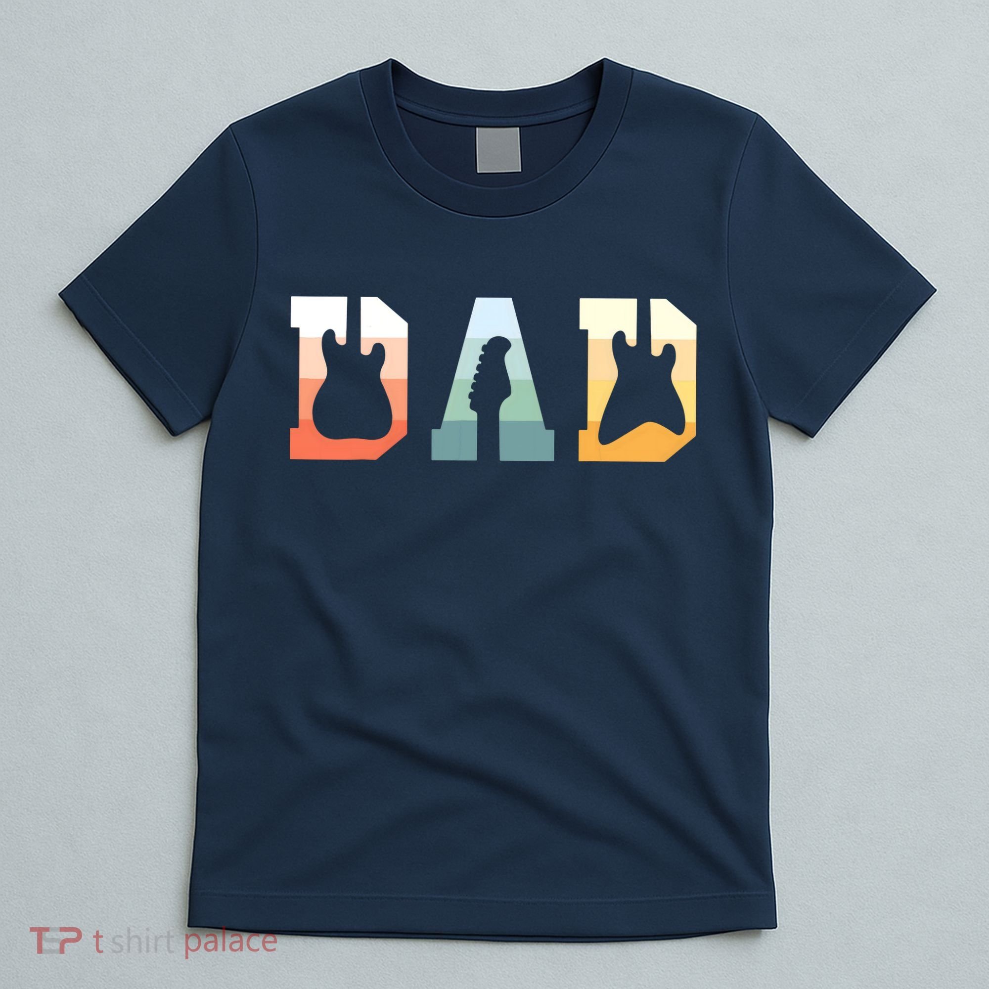 Acoustic Guitar Dad Guitarist Musical Instrument Musician T-Shirt