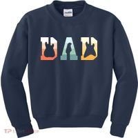 Acoustic Guitar Dad Guitarist Musical Instrument Musician Kids Sweatshirt thumb 0