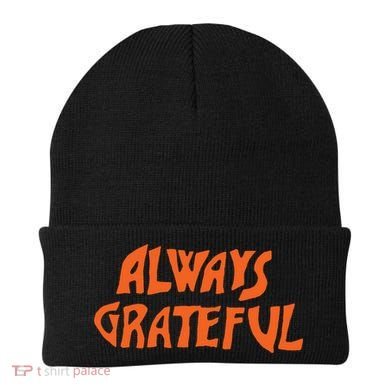 Always Grateful Dancing Hippie Vibes Gift Beanie