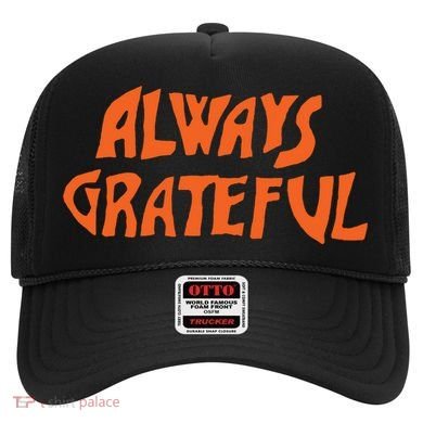 Always Grateful Dancing Hippie Vibes Gift Hat
