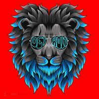 All Grit Detroit Cool Retro Lion Lovers Detroit Apparel Santa Hat thumb 1