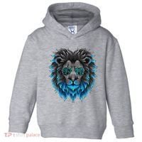 All Grit Detroit Cool Retro Lion Lovers Detroit Apparel Toddler Hoodie thumb 0