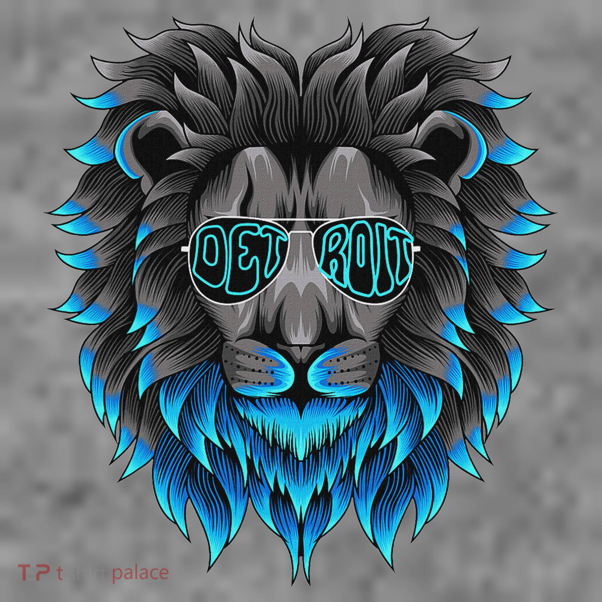 All Grit Detroit Cool Retro Lion Lovers Detroit Apparel Toddler Hoodie