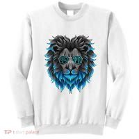All Grit Detroit Cool Retro Lion Lovers Detroit Apparel Sweatshirt thumb 0
