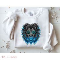All Grit Detroit Cool Retro Lion Lovers Detroit Apparel Sweatshirt thumb 2