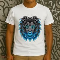 All Grit Detroit Cool Retro Lion Lovers Detroit Apparel T-Shirt thumb 3