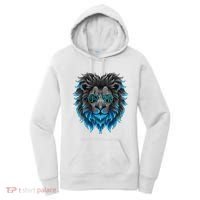 All Grit Detroit Cool Retro Lion Lovers Detroit Apparel Women's Hoodie thumb 0