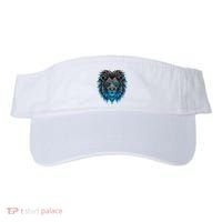All Grit Detroit Cool Retro Lion Lovers Detroit Apparel Visor thumb 0