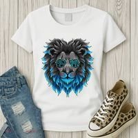 All Grit Detroit Cool Retro Lion Lovers Detroit Apparel Women's T-Shirt thumb 3