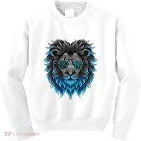 All Grit Detroit Cool Retro Lion Lovers Detroit Apparel Kids Sweatshirt thumb 0