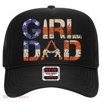 American Girl Dad Her Protector Forever Funny Father Of Gift For Dad Hat thumb 0