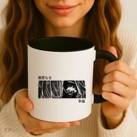 Anime Girl Eyes Cute Coffee Mug thumb 3