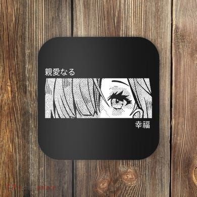 Anime Girl Eyes Cute Coaster