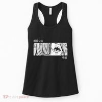 Anime Girl Eyes Cute Women's Tank Top thumb 0