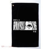 Anime Girl Eyes Cute Golf Towel thumb 0