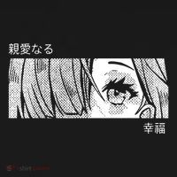 Anime Girl Eyes Cute Women's T-Shirt thumb 6