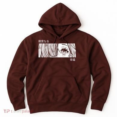 Anime Girl Eyes Cute Hoodie