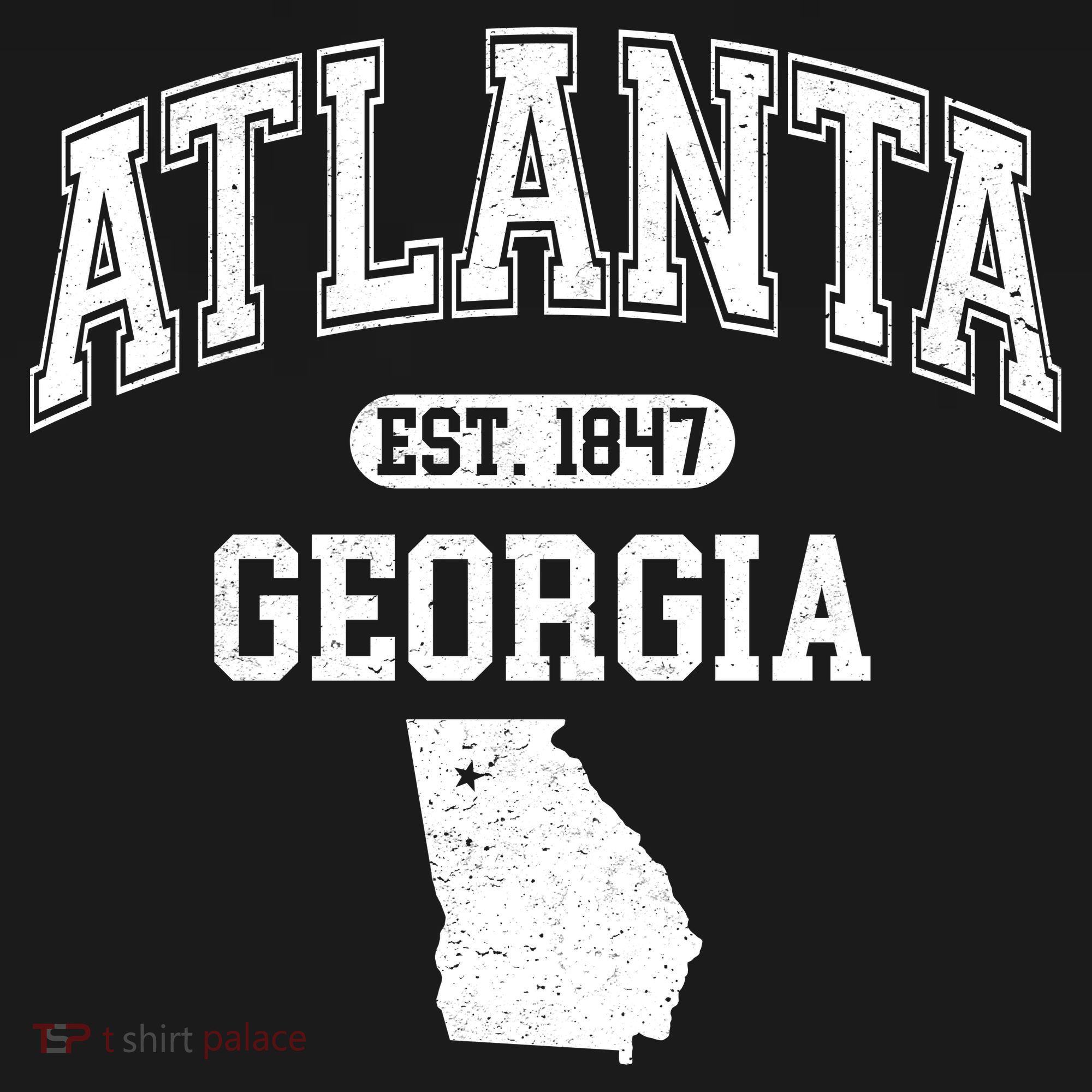 Atlanta Georgia Est. 1847 Varsity Bucket Hat