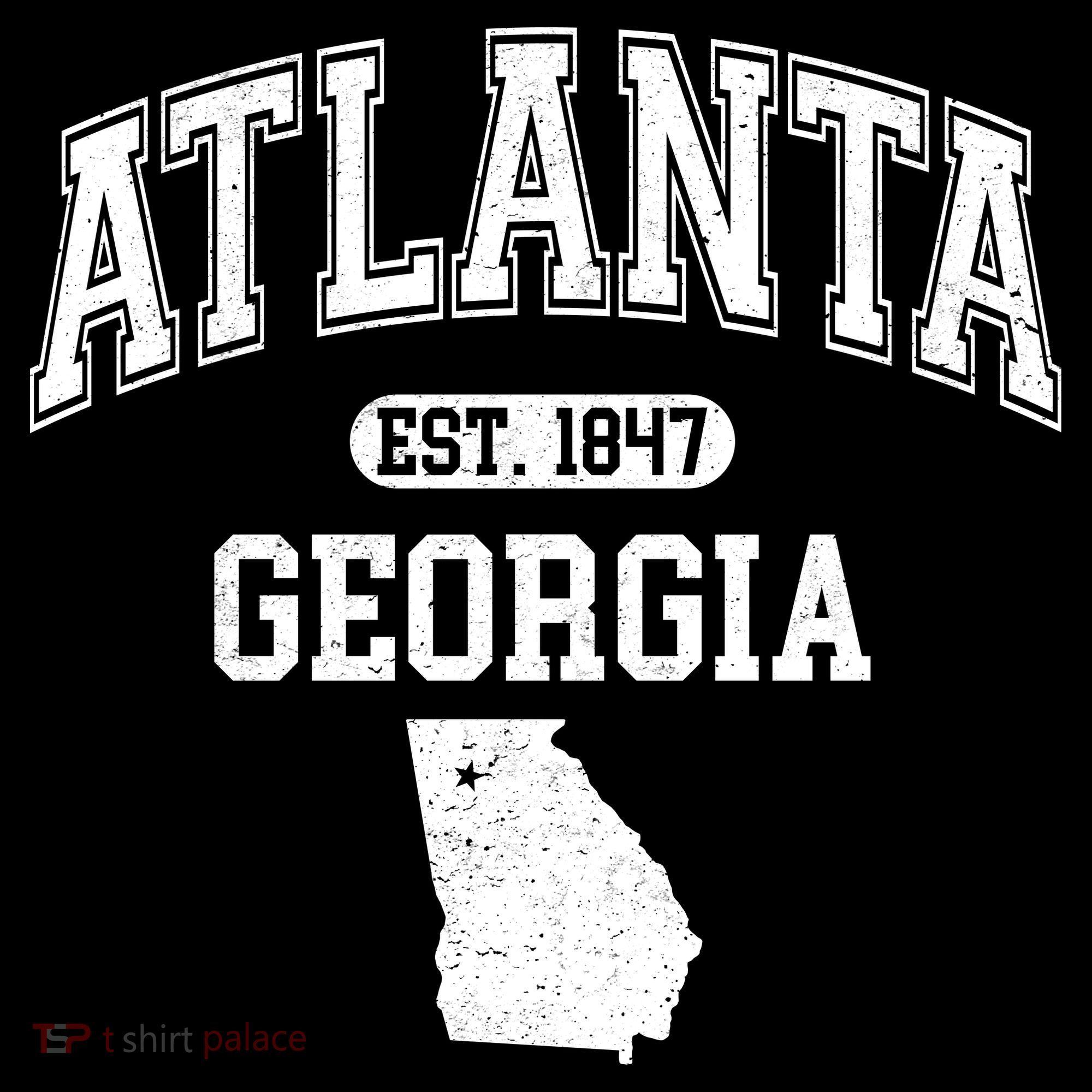 Atlanta Georgia Est. 1847 Varsity Women's Hoodie