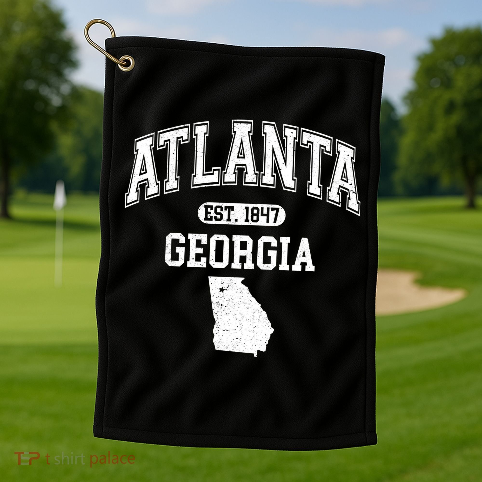 Atlanta Georgia Est. 1847 Varsity Golf Towel