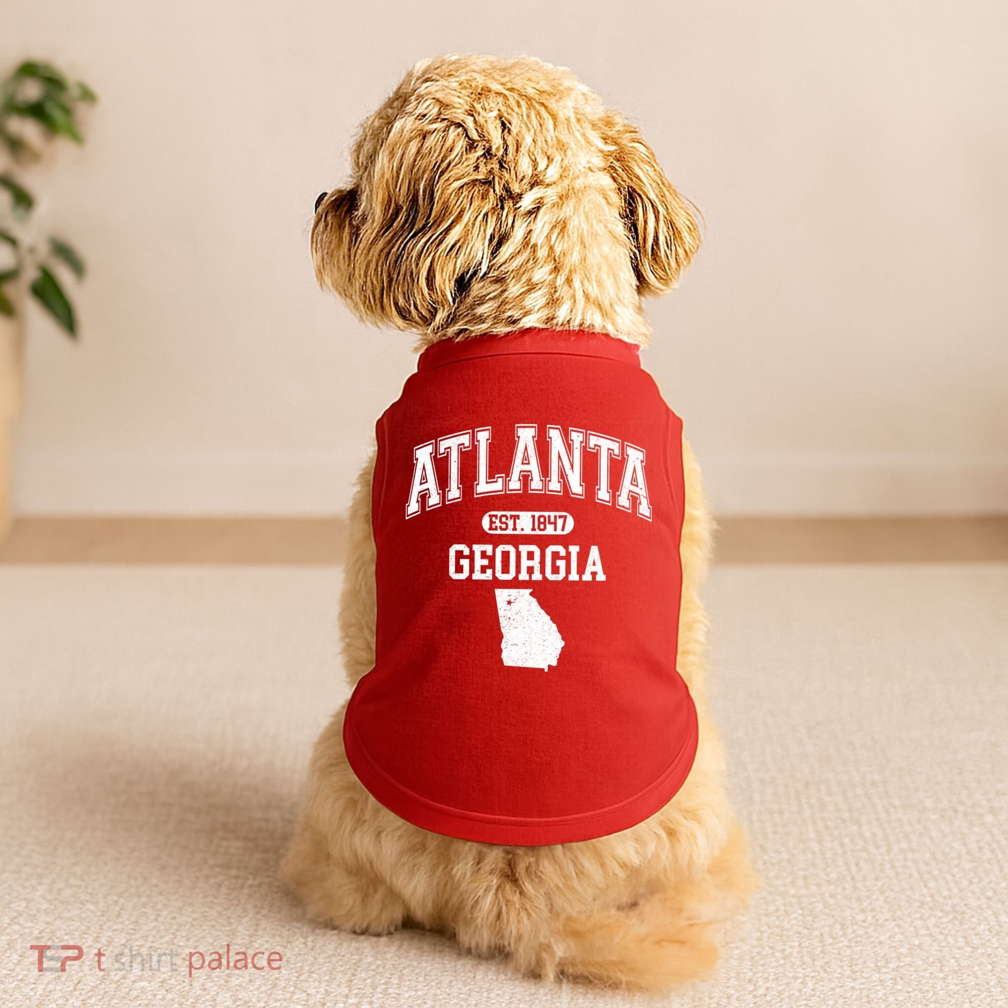 Atlanta Georgia Est. 1847 Varsity Doggie Tank