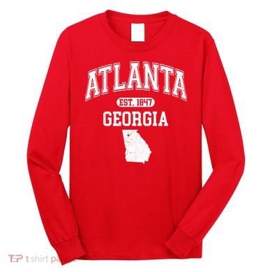 Atlanta Georgia Est. 1847 Varsity Long Sleeve Shirt