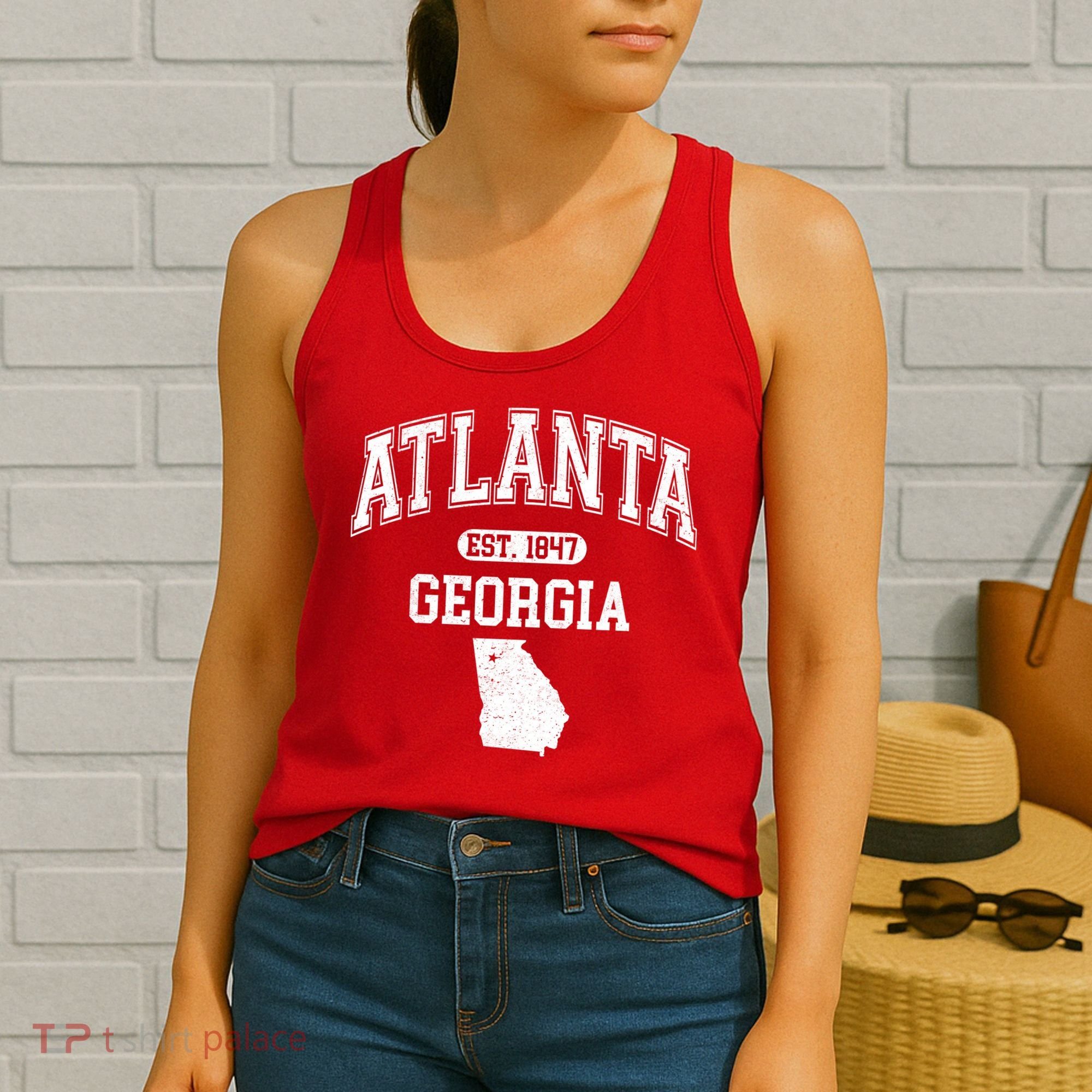 Atlanta Georgia Est. 1847 Varsity Women's Tank Top