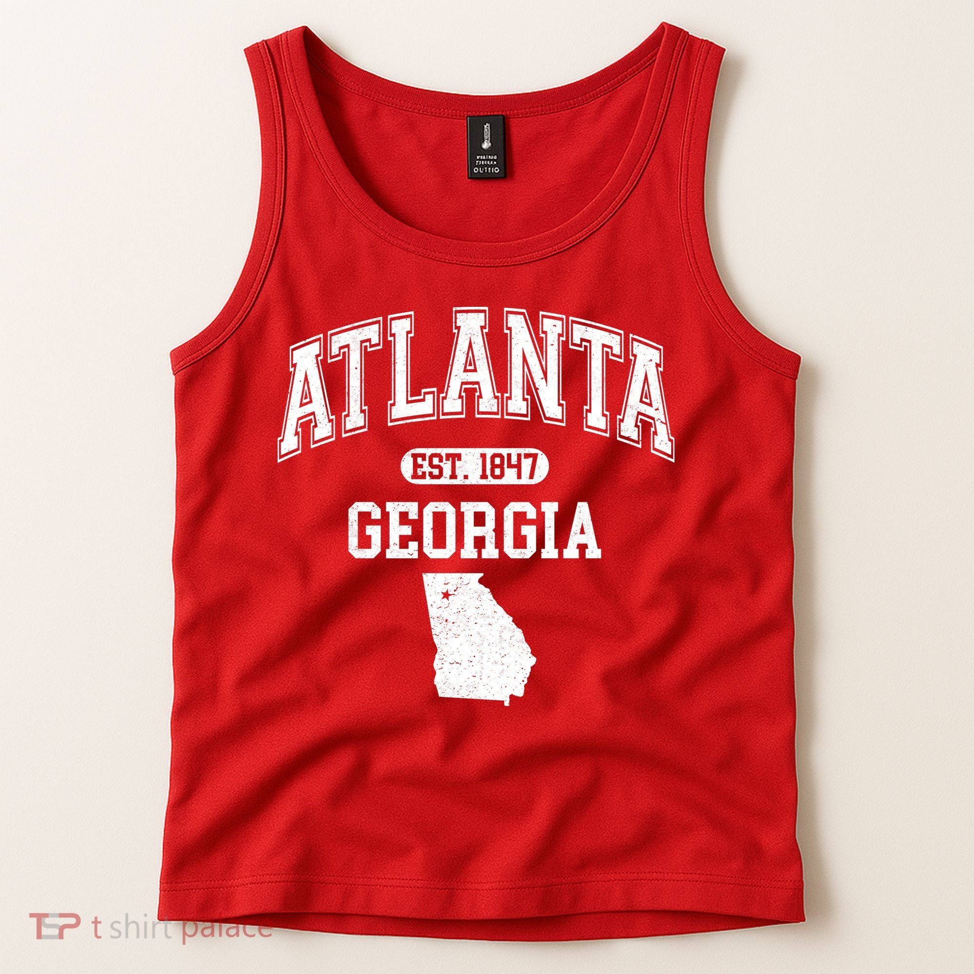 Atlanta Georgia Est. 1847 Varsity Tank Top