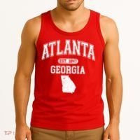 Atlanta Georgia Est. 1847 Varsity Tank Top thumb 3