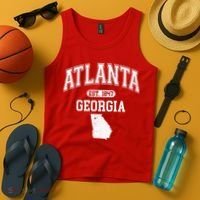 Atlanta Georgia Est. 1847 Varsity Tank Top thumb 4