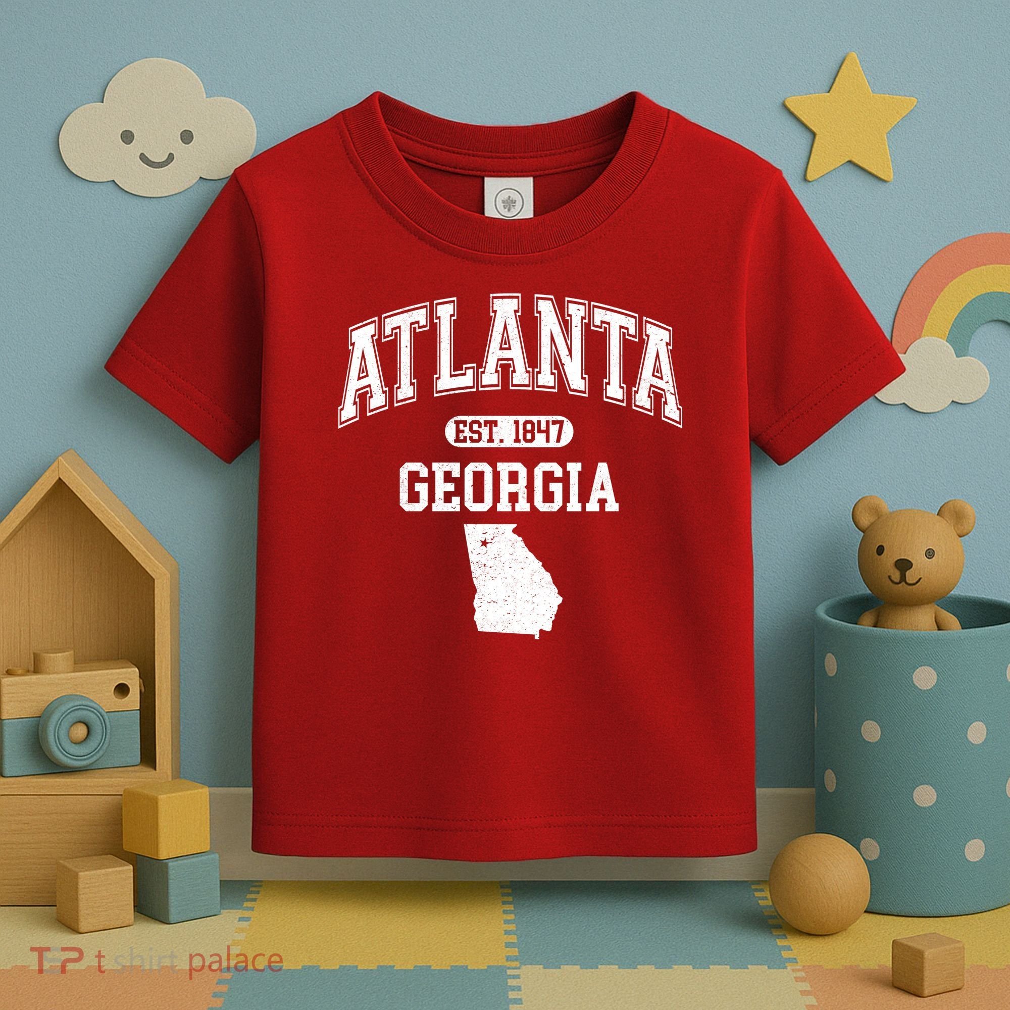 Atlanta Georgia Est. 1847 Varsity Toddler T-Shirt