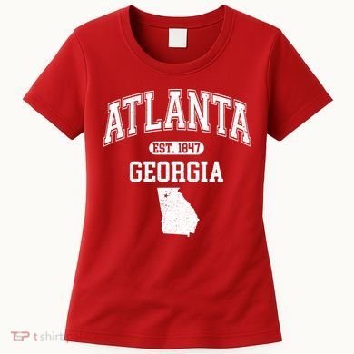 Atlanta Georgia Est. 1847 Varsity Women's T-Shirt
