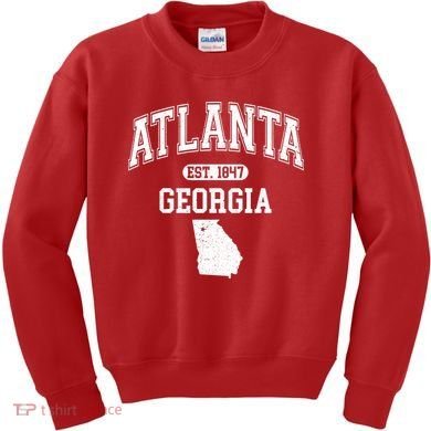 Atlanta Georgia Est. 1847 Varsity Kids Sweatshirt