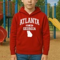 Atlanta Georgia Est. 1847 Varsity Kids Hoodie thumb 2