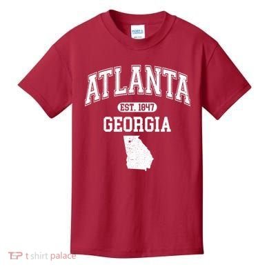 Atlanta Georgia Est. 1847 Varsity Kids T-Shirt